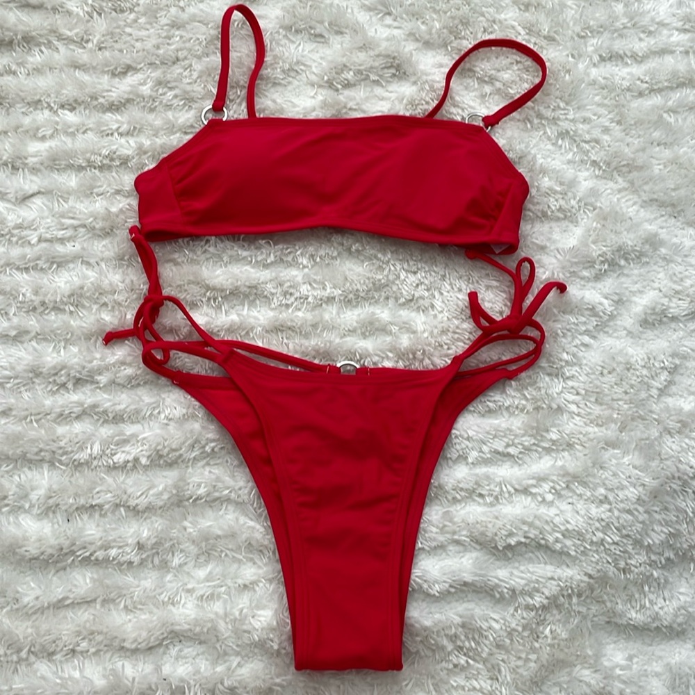 Xhilaration Red Bikini Set